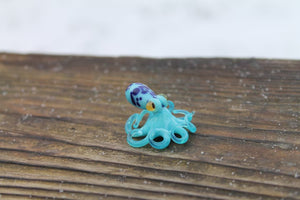 Blue Blown Glass Octopus, Glass Octopus, Glass, Octopus, Ocean, Octopus Sculpture, Squid, Kraken, Sea, Cephalopod, Blown Glass, Octopus Figurine